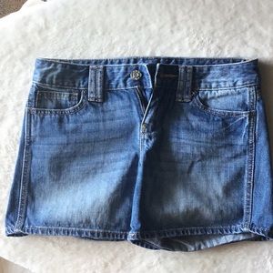 Denim shorts